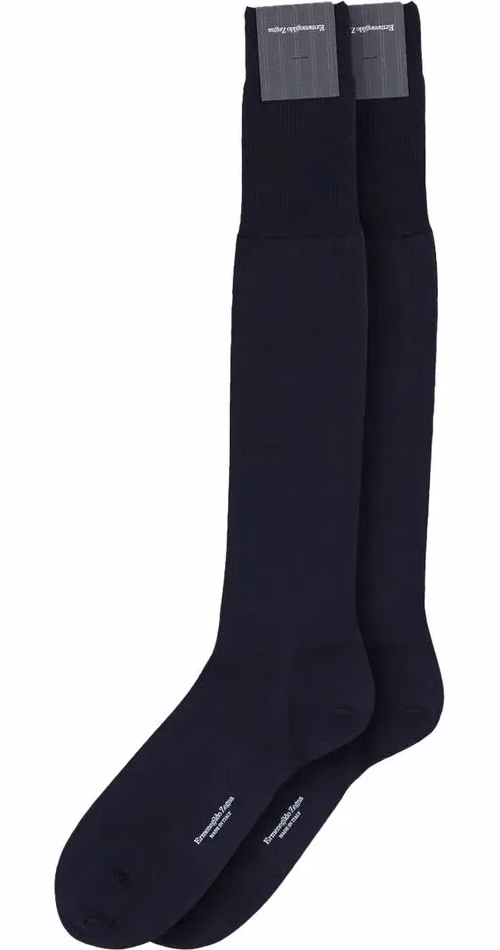 Blue Wool Socks