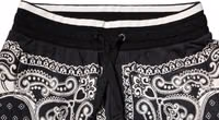 Black Cotton Bandana Jogger Sweatpants Pants 4