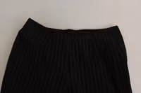 Black High Waist Straight Dress Trouser Pants 2