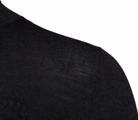 Black Wool Turtle Neck Men Pullover Sweater 2