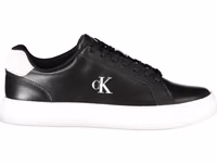 Black Polyurethane Men Sneaker 1
