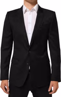 Black MARTINI 2 Buttons Suit Jacket Blazer 1