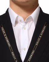 Black SICILIA Double Breasted Jacket Blazer 4