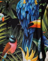 Multicolor Parrot Print Lounge Casual Shirt 5