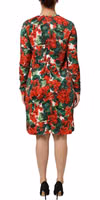 Multicolor Floral Short Portofino Dress 3