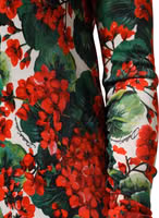 Multicolor Floral Short Portofino Dress 5