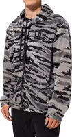 Gray Camouflage Hooded Sweatshirt Jacket 2