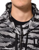 Gray Camouflage Hooded Sweatshirt Jacket 4