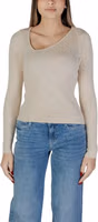 Beige Viscose Sweatshirt 1