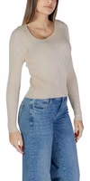 Beige Viscose Sweatshirt 3