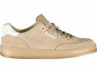 Beige Leather Men's Sneaker 1