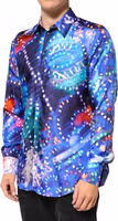 Multicolor Luminarie MARTINI Slim Men Shirt 2