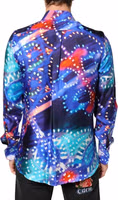 Multicolor Luminarie MARTINI Slim Men Shirt 3