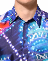 Multicolor Luminarie MARTINI Slim Men Shirt 4
