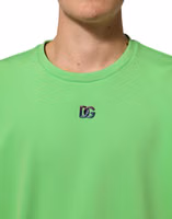 Green Logo Crew Neck Short Sleeves T-shirt 4