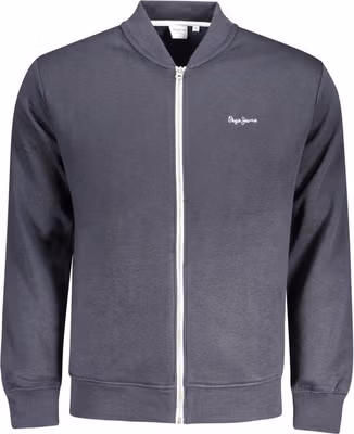 Blue Cotton Men's Sweatshirt