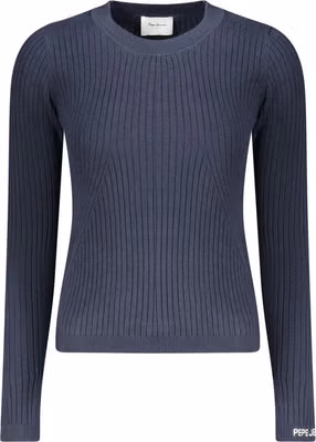 Blue Cotton Women's Sweater