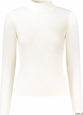 White Cotton Women Sweater