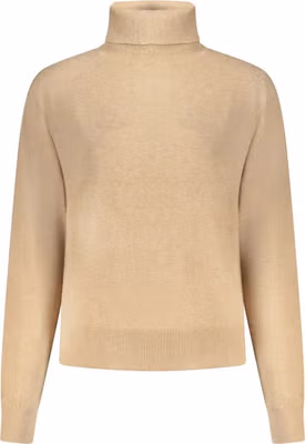 Beige Cotton Women Sweater