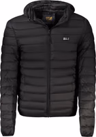Black Polyester Men's Jacket 1