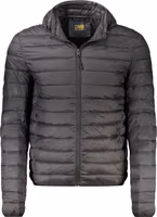 Black Polyester Men's Jacket 1