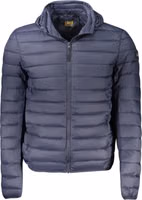 Blu Polyester Men Jacket 1