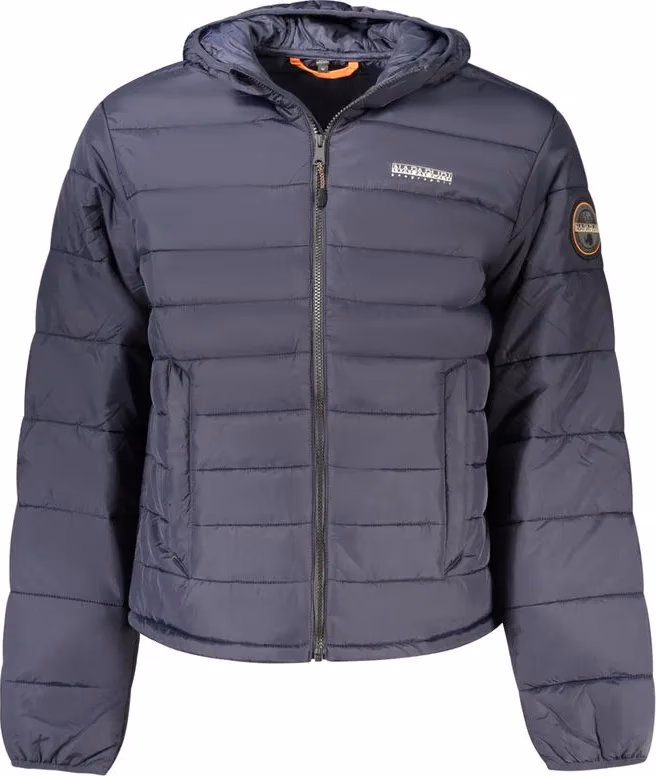 Blue Polyamide Men's Jacket