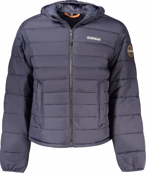Blue Polyamide Men's Jacket