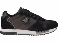 Black Polyurethane Men Sneaker 1