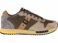 Green Leather Men Sneaker 1