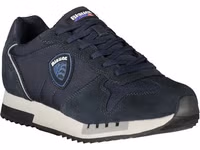 Blue Polyurethane Men Sneaker 2