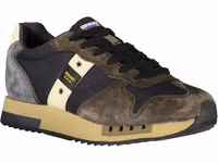 Blue Polyurethane Men Sneaker 2