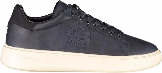 Blue Polyurethane Men's Sneaker
