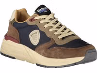 Blue Polyurethane Men Sneaker 2