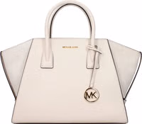 Beige Leather Handbag 1