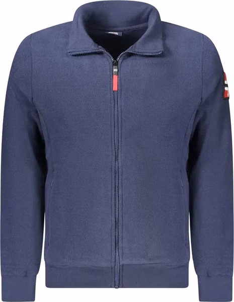 Blu Polyester Mens Sweatshirt
