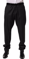 Black Wool Formal Dress Men Trouser Pants 1