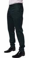 Green Cotton Formal Dress Men Trouser Pants 2