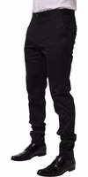 Black Cotton Formal Dress Men Trouser Pants 2
