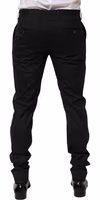 Black Cotton Formal Dress Men Trouser Pants 3