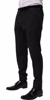Black Wool Formal Dress Men Trouser Pants 2