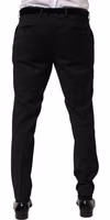 Black Wool Formal Dress Men Trouser Pants 3