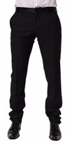 Black Wool Formal Dress Men Trouser Pants 1