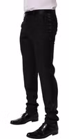 Black Wool Formal Dress Men Trouser Pants 2