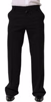 Black Wool Formal Dress Men Trouser Pants 1