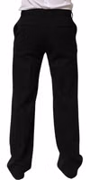 Black Wool Formal Dress Men Trouser Pants 3