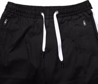 Black Cotton Stretch Men Bermuda Shorts 4