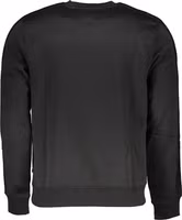 Black Polyester Men Sweatshirt 2