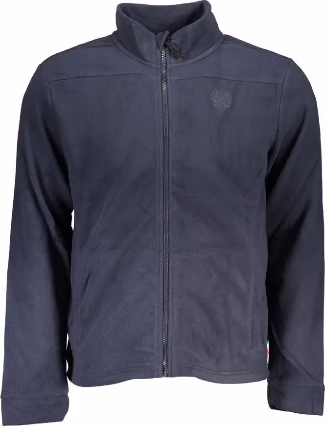 Blue Polyester Men's Sweatshirt