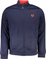 Blue Polyester Men's Sweatshirt 1